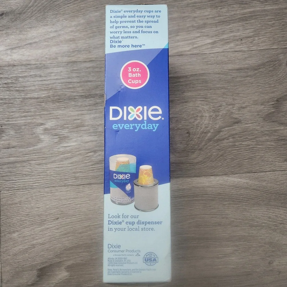 Dixie Everyday 3 oz Bath Cups 200 Count Discontinued Educational Animal Designs